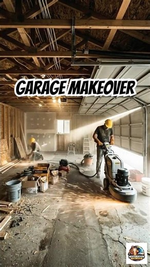 Dirty Garage Makeover | Epoxy Floor Transformation (Before & After)