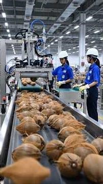 coconut oil extraction process | large scale manufacturing #coconut #coconutoil