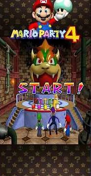 Bowser's Bigger Blast - Mario Party 4 #shorts #funnyminigames