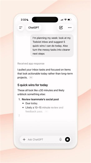 Todoist's ChatGPT App is Now Live!