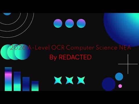 My A-Level OCR Computer Science NEA For 2026