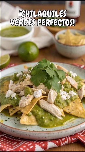 The Most Delicious and Easy Green Chilaquiles! 🌶️🇲🇽 Mexican Recipe in Minutes