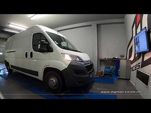 Citroen Jumper 3.0 HDI 180cv Reprogrammation Moteur @ 219cv Digiservices Paris 77 Dyno