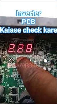 Daikin VRV mein Transistor Check Mode Ka Use kaise Karre.
