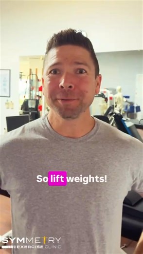 Aging?⏳🏋️‍♂️⚡️ Because strategic, progressive resistance training is the single most reliable path to aging well—stronger bones, better muscle, better movement, better life. 🔥💪🧠⏱️. 💪🔥🧠⏱️ Need help? Click here: https://cutt.ly/FEFzpKL Check out our 5-star Google reviews! ⭐⭐⭐⭐⭐ https://cutt.ly/AkkfPZh 📍Symmetry Exercise Clinic | Since 2013 #SymmetryExerciseClinic #exercise #AgingWell #LiftWeights #StrengthTraining #ProgressiveOverload #Longevity #BoneHealth #MetabolicHealth #ActiveAging #M