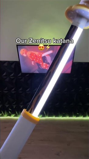 Our Agatsuma Zenitsu Sword Is GLOWING In The Dark 😍 ⚡️