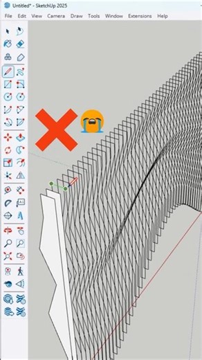 🤔 How to make a face from a line in SketchUp?