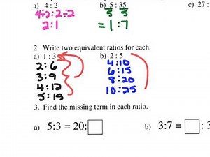 Grade 9 ratios and proportions