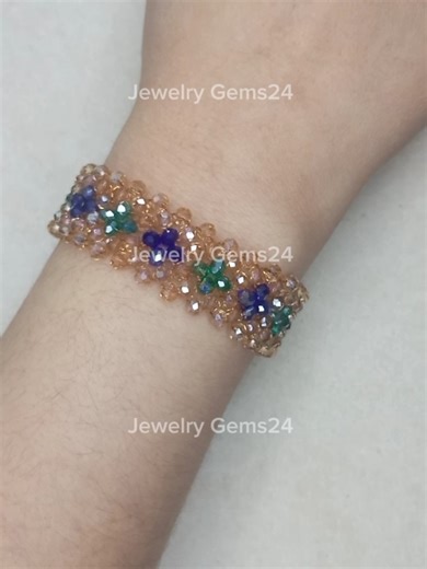 DIY Bracelet Making Guide with Crystal Beads