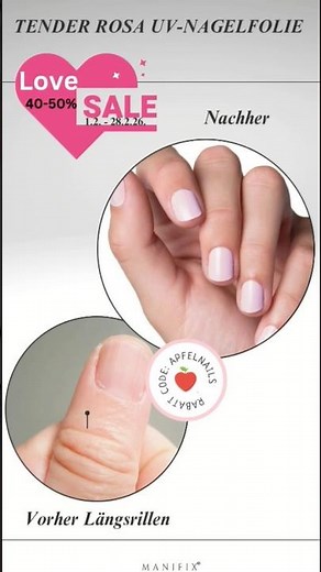 Längsrillen in den Nägeln? So kaschieren UV-Folien sie 💅✨