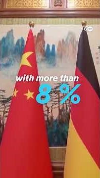 China overtakes the US as Germany’s top trading partner | DW News