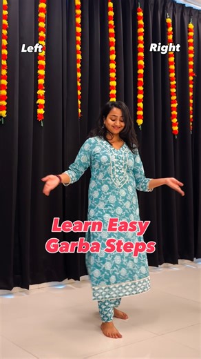 Shivani Goyal Bhartiya | Choreographer on Instagram: "Easy Garba Steps Tutorial ✨ [Garba, Navratri, Garba Tutorial, Beginners, Dance Tutorial, Easy Garba Steps, Online & Offline Classes] #garba #garbatutorial #beginners #dancesteps #dancetutorial #navratri #gujarat #garbanight #trending #tutorial #dancereels #choreography #choreographer #mumbai #swirlwithshivani #swirlwithshivanichoreography"