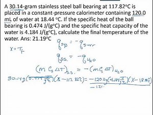 05_07A Calorimetry Problems