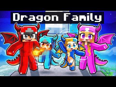Having a DRAGON FAMILY in Minecraft!