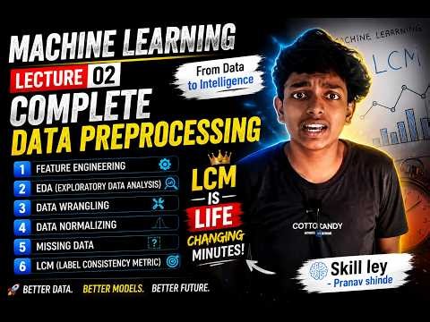 Machine Learning Tutorial for Beginners | Data Preprocessing Complete | Lecture 02