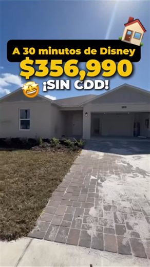 Milena Jacqueline Nunez on Instagram: "PRECIO SÚPER REDUCIDO Y LISTA PARA ENTREGA INMEDIATA! 🔥 Oportunidad única en Davenport 🏡✨ Casa con 4 habitaciones, 3 baños y 2,132 SQFT, ideal para vivir o invertir en una comunidad con estilo resort y campo de golf ⛳️. 💰 Precio especial: $356,990 🎁 Incentivos de hasta $25,000 FLEX CASH 📉 Tasas desde 3.75% con préstamos FHA 🍽️ Todos los electrodomésticos incluidos 🚫 NO CDD 📍 A solo 30 minutos de Disney ✅ 100% financiamiento disponible ⚠️ Solo una vi