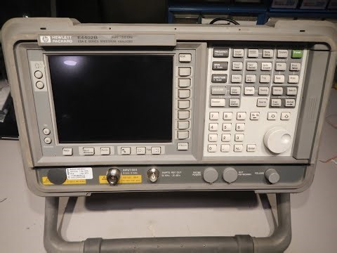 A look at an HP 4402B spectrum analyzer