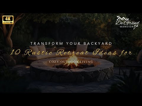 Transform Your Backyard 10 Rustic Retreat Ideas for Cozy Outdoor Living