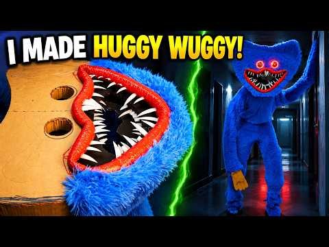 I Made a Huggy Wuggy Mask! DIY Poppy Playtime Horror