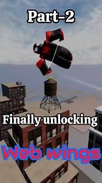 How it feels after unlocking web wings [part-2] |roblox web rush
