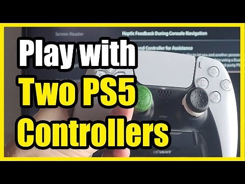 How to use 2 controller at same time to play game on PS5 Console (Fast Tutorial)