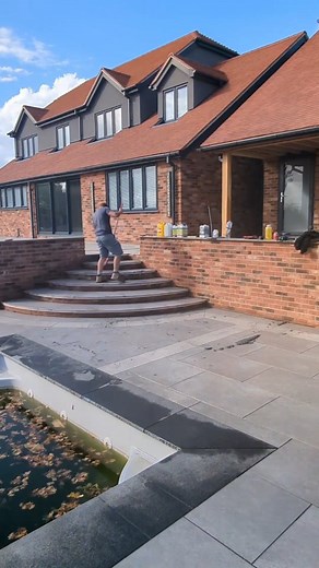 43 reactions | POINT YOU IN THE RIGHT DIRECTION ⬆️ Have a look over our latest time lapse video showing us pointing in the tiling we've completed around this pool ‍♂️ Further video to follow on the steps, they really are a work of art  Don't forget to call or message us today to arrange your free quote ‼️  - 07498897612 ✉️ - info@ecconstruction.co.uk . . . . . . #swimmingpool #construction #timelapse #fyp #build | E.C. Construction | Facebook