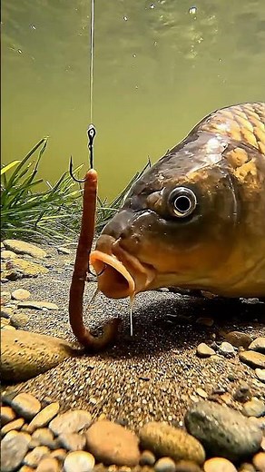 🔥 Amazing Fishing Net Gopro Under Water You Won't Believe This! ✨ 13 2k #fishing #bigcatfeverrods