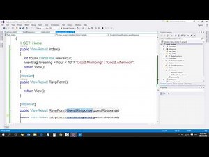 7 ASP NET MVC Course Your First MVC Application Handling Forms using model binding