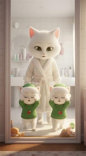 Good Morning Kitty 🐱 | Morning Song for Kids #shorts