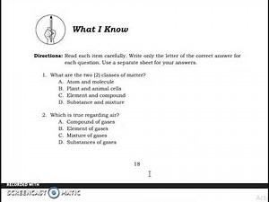 SCIENCE 7 MODULE 3 ANSWER KEY PART 3