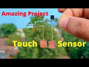 Simple Touch sensor circuit | How to make simple touch sensor circuit | Simple School Project ||
