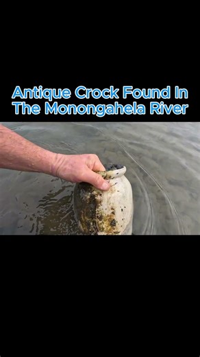 Antique Stoneware Crock found in The Monongahela River