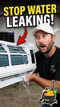 Why Water Is Pouring From Your Mini Split #hvac #diy
