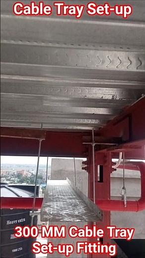 300mm Cable Tray Set-up | Cable Tray Channel Setting #shorts #electrician