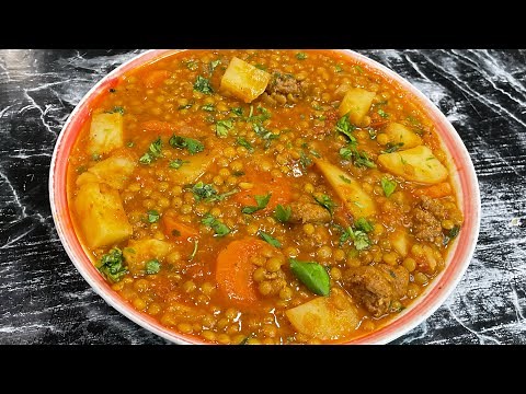 LENTILS IN SAUCE RECIPE WITHOUT HASSLE 🥘 easy, quick and so delicious!