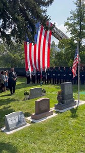 An emotional graveside moment for Officer Eric Estrada. Tremonton Garland Police Department #OfficerEricEstrada #FallenOfficer | Utah Concerns of Police Survivors - COPS