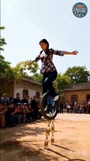The Art of Balance: Beautiful Girls on Cycles