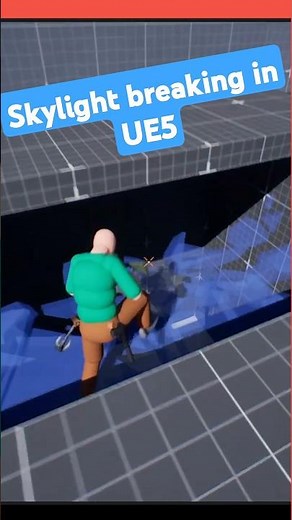 Skylight Glass Breaking Functionality In UE5