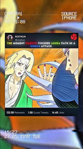 THE MOMENT NARUTO FINISHED ASURA PATH IN A SINGLE ATTACK 🤯