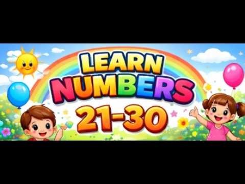 Learn Numbers 21-30 | Counting for Kids | BubbleMap Kids