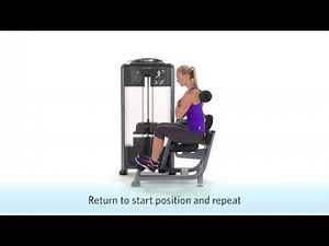 Precor - Discovery Series Selectorized Line DSL313 Back Extension Instructional Video