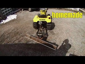 Homemade Garden Tractor Grader Blade