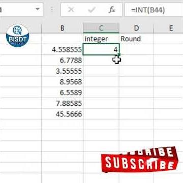 integer numebr excel formula series day 6