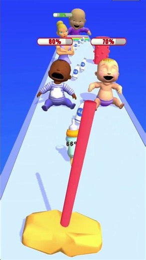 Baby bottle gameplay friend hungry babies