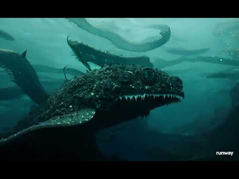 AI-Generated Sea Monster | Short Animation