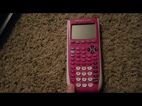 How to fix a screen not turning on TI-83 TI-84
