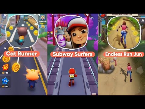 Subway Surfers 🆚️ Endless Run Jun I Cat Runner I ios Android I Challenge Gameplay