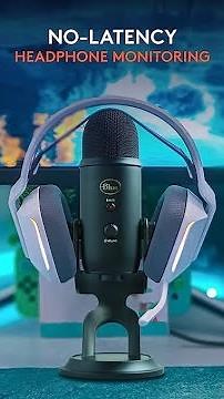 Blue Yeti USB Microphone for PC, Mac, Gaming, Recording, Streaming, Podcasting, Studio and Computer.