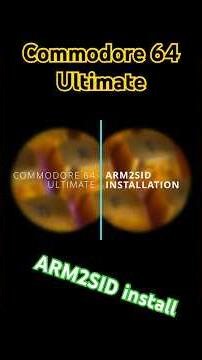 Commodore 64 Ultimate - Quick ARM2SID installation #retrogaming #c64u