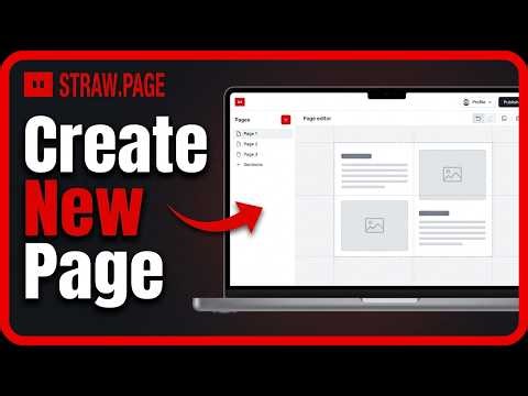 How to Make a New Page in StrawPage: Step by Step Guide